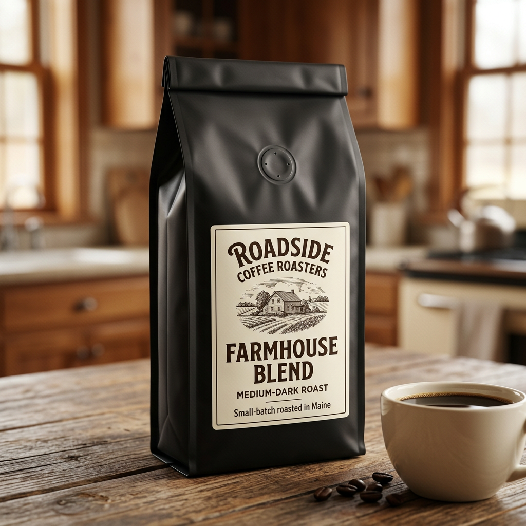 Farmhouse Blend coffee bag